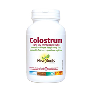 New Roots Colostrum 30% IgG Immunoglobulin, 60 caps