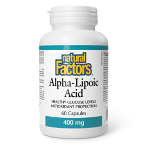 Natural Factors Alpha-Lipoic Acid - 400 mg, 60 capsules
