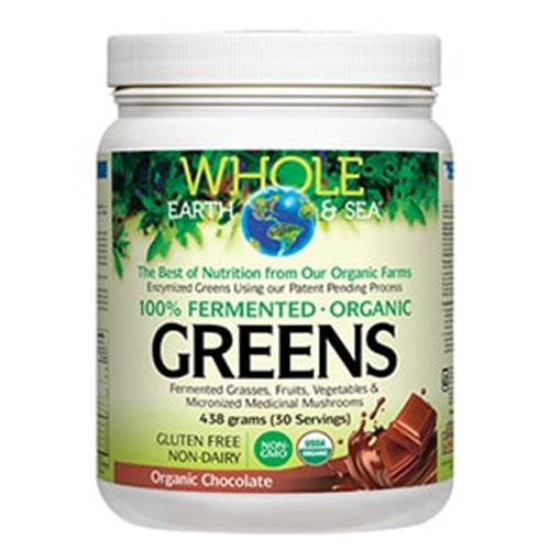 Whole Earth & Sea Fermented Greens - Chocolate, 438g