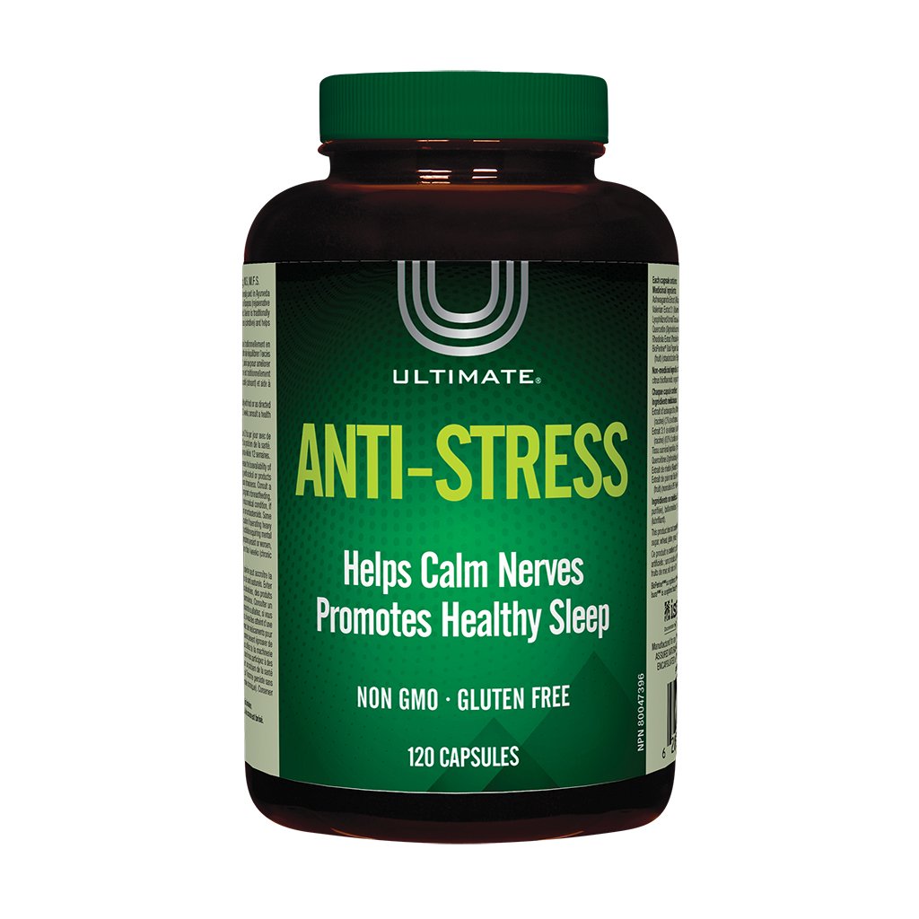 Ultimate Anti Stress - Helps Calms Nerves Promotes Healthy Sleep, 120 caps