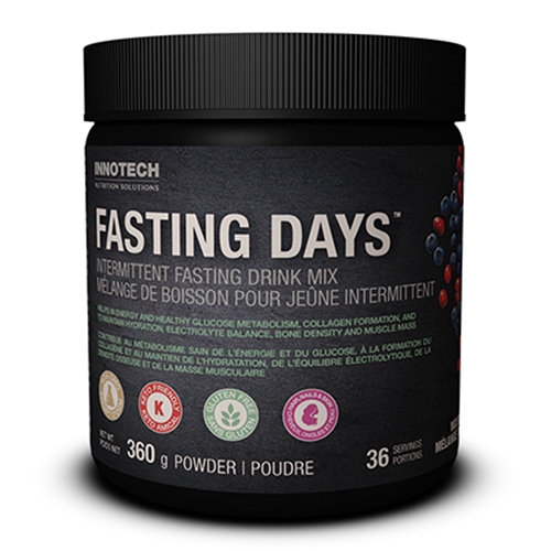 Innotech Nutrition Fasting Days - Intermittent Fasting Drink Mix - Mixed Berry, 360g