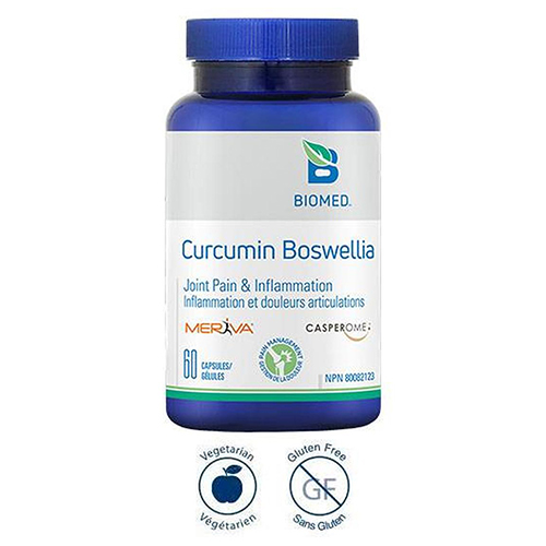 BIOMED Curcumin Boswellia - Joint Pain & Inflammation, 60 Vcaps