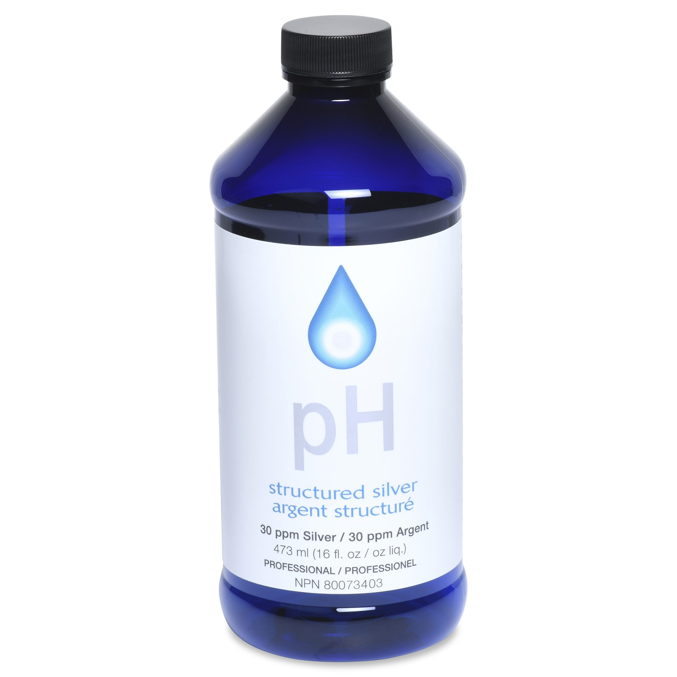 pH Structured Silver Liquid 30ppm, 473ml
