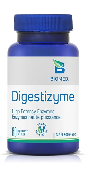 BIOMED Digestizyme High Potency Enzymes, 60 Vcaps