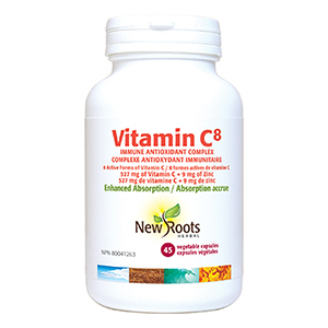 New Roots Vitamin C8 - Immune Antioxidant Complex, 45 Vcaps