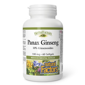 Natural Factors Panax Ginseng - 100 mg, 60 Softgels
