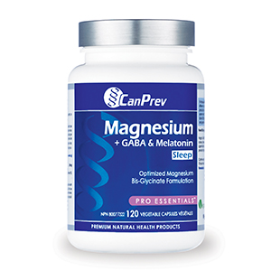 CanPrev Magnesium + GABA & Melatonin - Sleep, 120 Vcaps