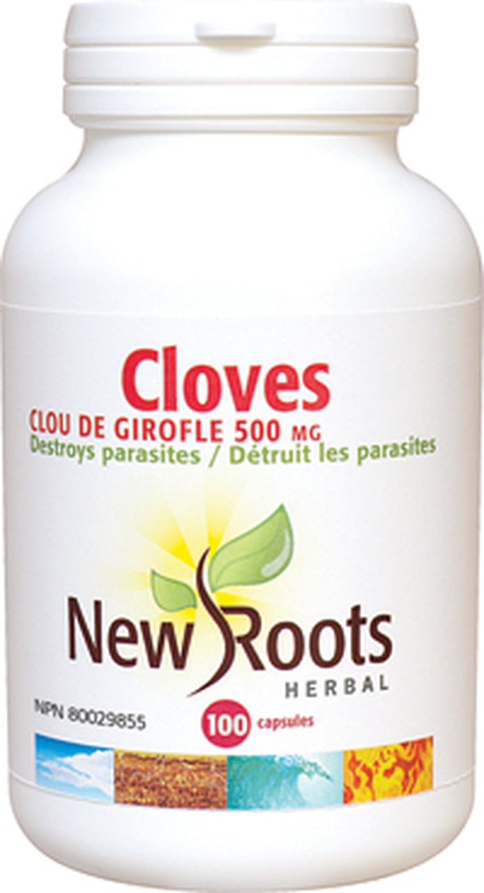 New Roots Cloves 500 mg, 100 Vcaps