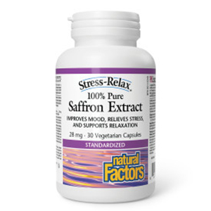 Natural Factors Saffron Extract - Stress Relax, 30 Vcaps