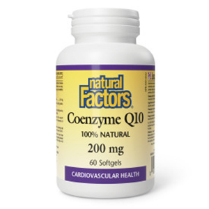 Natural Factors Coenzyme Q10 - 200mg, 60 softgels