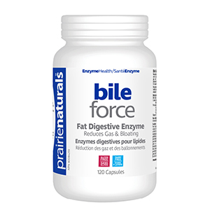 Prairie Naturals Bile Force Bile Salts with Lipase, 120 Vcaps