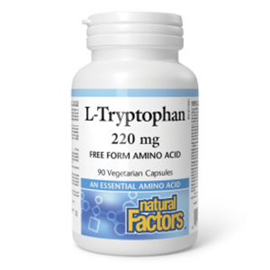 Natural Factors L-Tryptophan 220 mg, 90 Vcaps