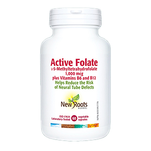 New Roots Active Folate 1000mcg, 60 Vcaps