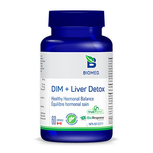 Biomed DIM + Liver Detox - Healthy Hormone Balance, 60 caps