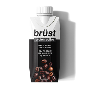 Brust Dark Roast Protein Coffee, 330ml