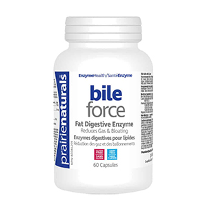 Prairie Naturals Bile Force Bile Salts with Lipase, 60 Vcaps