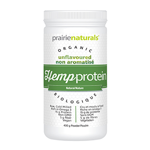 Prairie Naturals Organic Hemp Protein - Natural, 400g