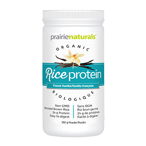 Prairie Naturals Organic Rice Protein - French Vanilla, 360g