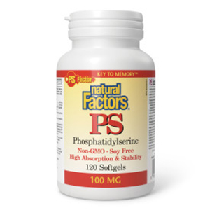 Natural Factors PS Phosphatidylserine - 100 mg, 120 softgels