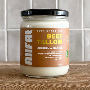 AllFat Grass Fed Beef Tallow, 200g