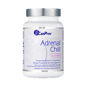 CanPrev Adrenal Chill - Ashwagandha + L-Theanine, 90 Vcaps
