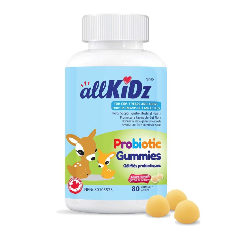 AllKidz Probiotic Gummies - Yogurt, 80 gummies