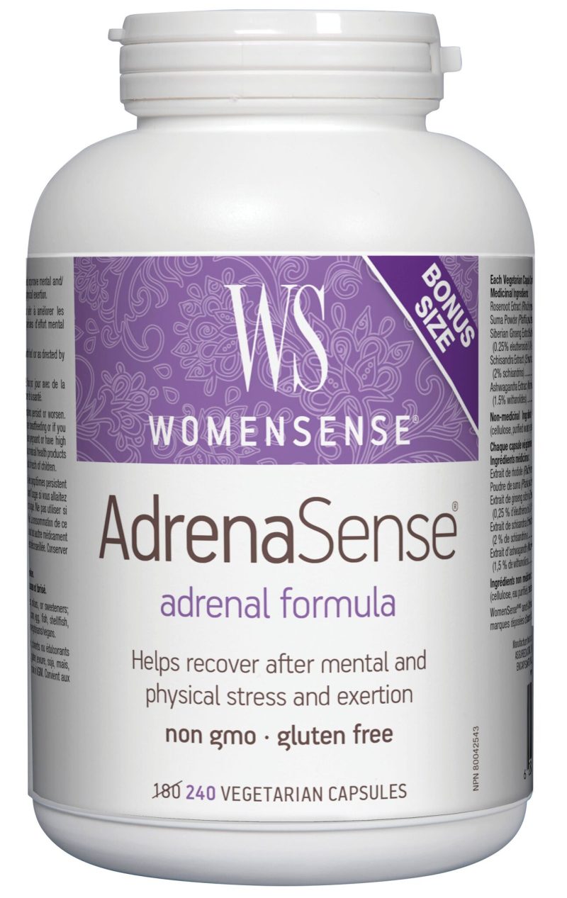 WomenSense AdrenaSense Bonus Size, 240 vegetarian capsules