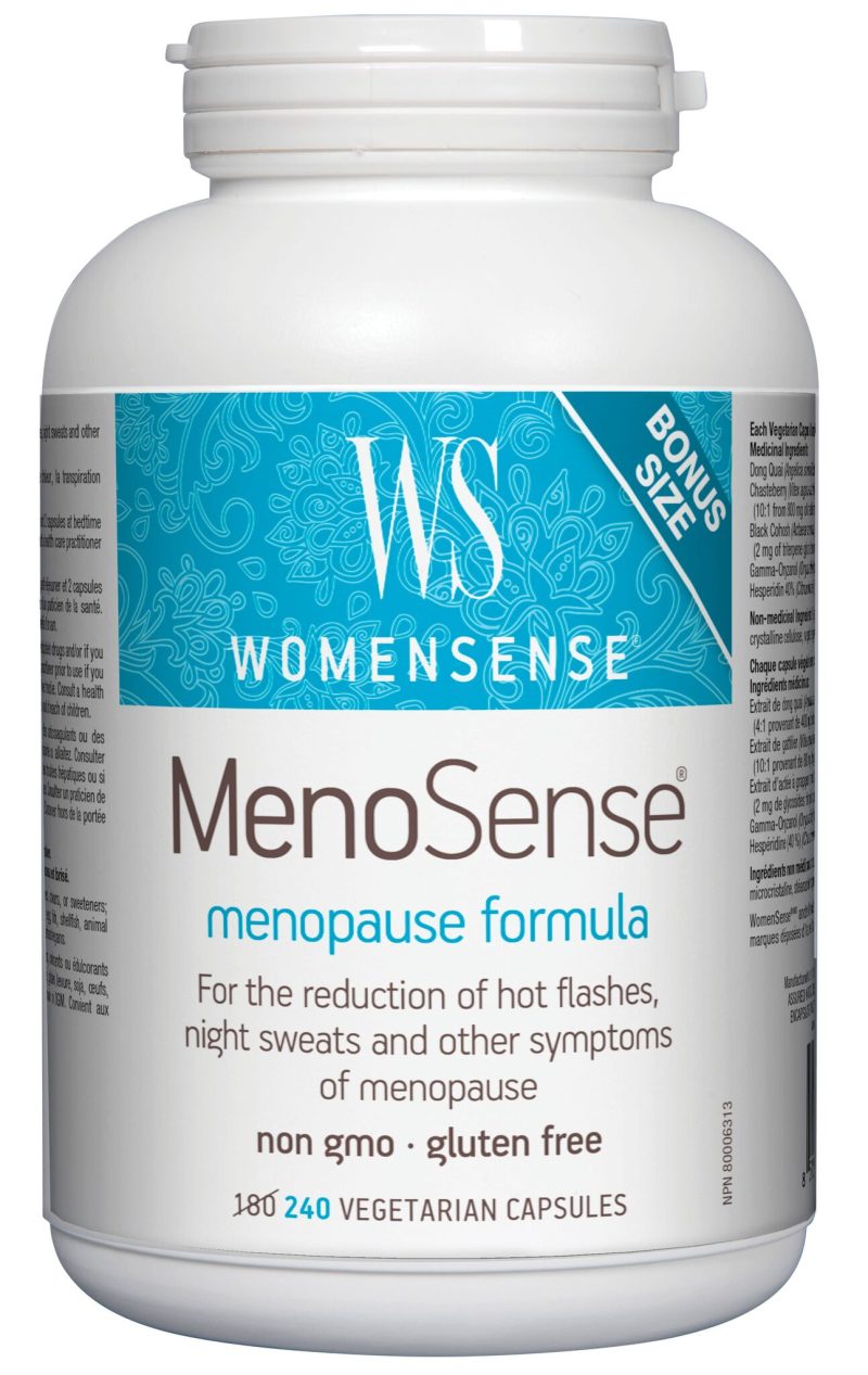 WomenSense MenoSense Bonus Size, 240 vegetarian capsules