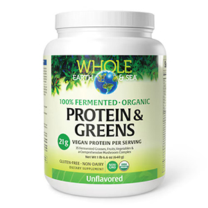 Whole Earth and Sea Fermented Organic Protein & Greens, Unflavoured, 640g