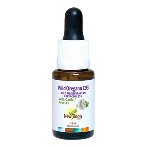 New Roots Wild Oregano C93 With Garlic, 15ml