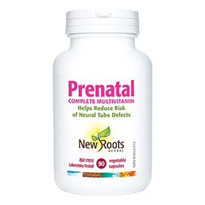 New Roots Prenatal Complete Multivitamin, 90 Vcaps