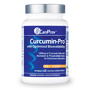 CanPrev Curcumin-Pro with Bromelain & Phosphatidylcholine, 60 Vcaps