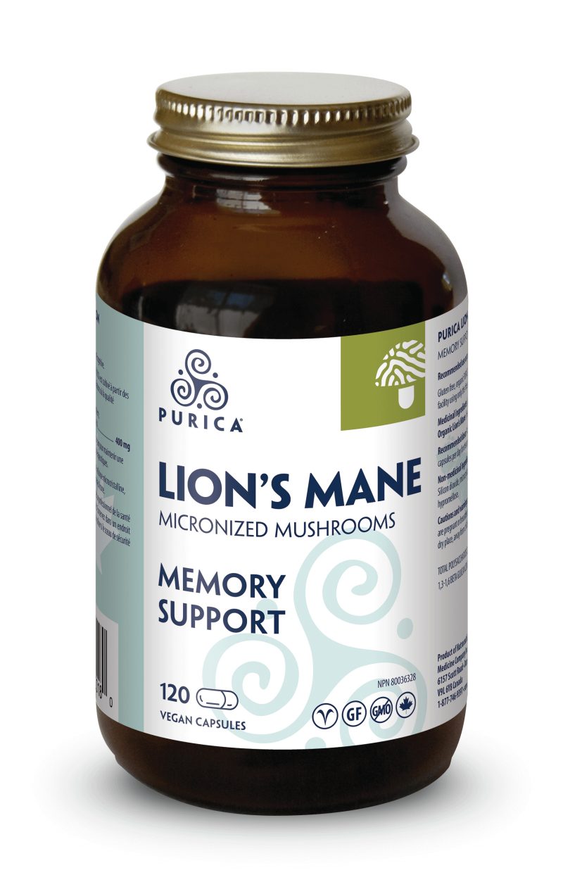 Purica Lion's Mane - Memory Support, 120 Vcaps