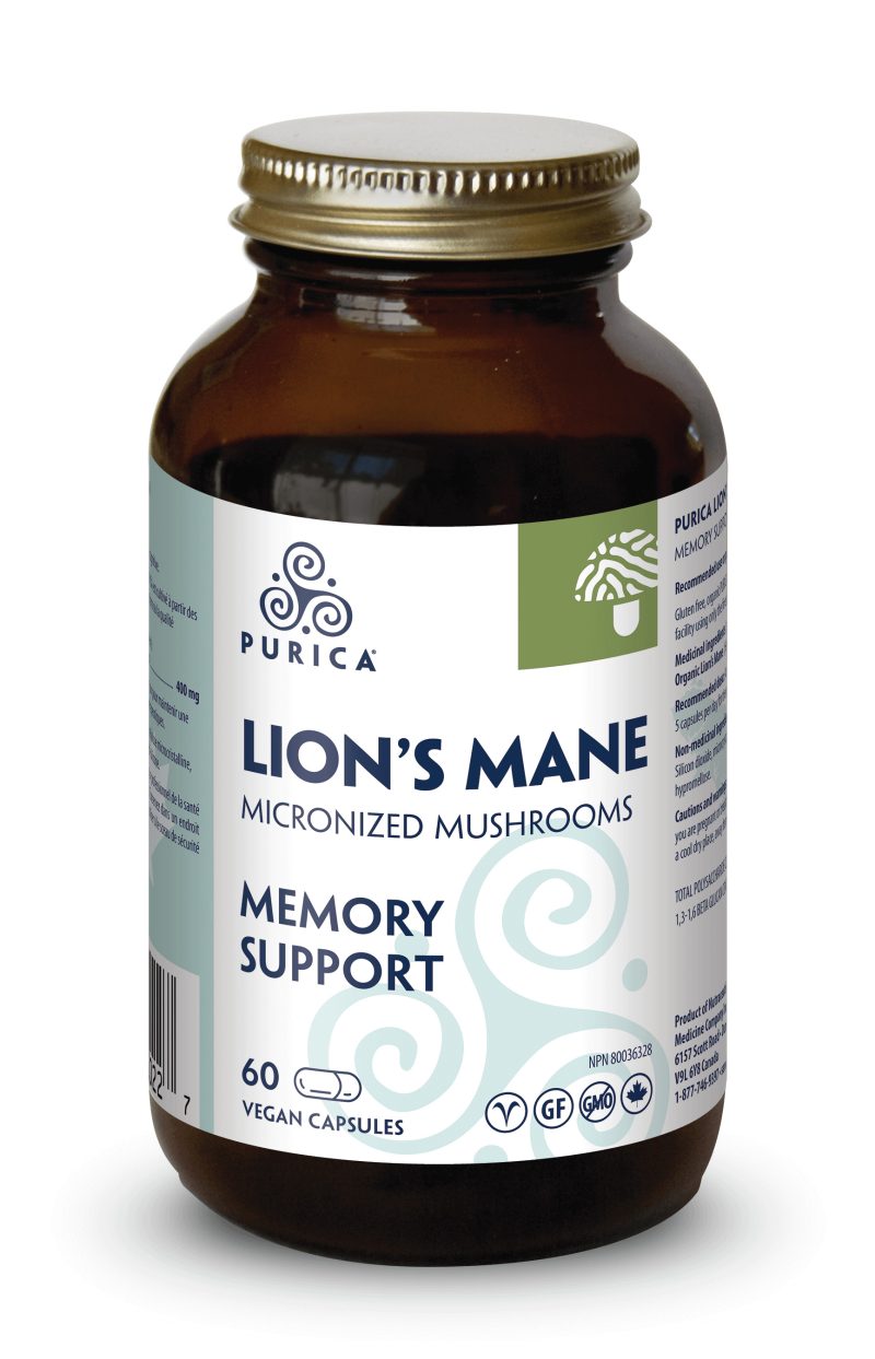 Purica Lion's Mane - Memory Support, 60 Vcaps
