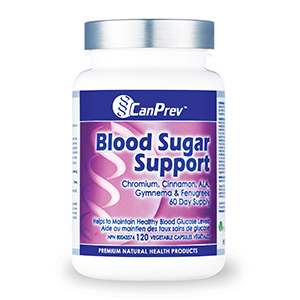 Canprev Blood Sugar Support - Healthy Blood Glucose Levels, 120 Vcaps