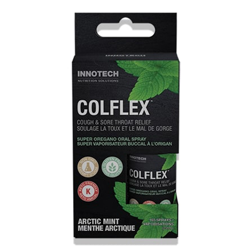 Innotech COLFLEX Oregano, Thyme, Vitamin D3 Oral Spray - Arctic Mint, 25 ml