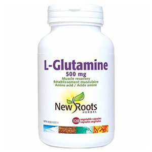 New Roots L-Glutamine 500mg, 120 Vcaps