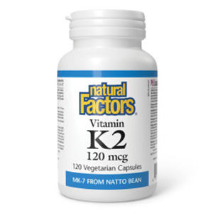Natural Factors Vitamin K2 - 120mcg, 120 Vcaps