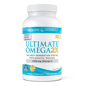 Nordic Naturals Ultimate Omega 2X- Triglyceride Form, 60 softgels