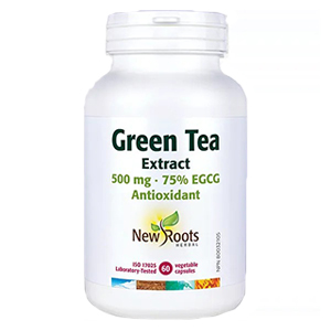 New Roots Green Tea Extract 500 mg · 75% EGCG, 60 Vcaps