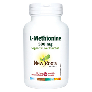 New Roots L-Methionine 500 mg, 50 Vcaps