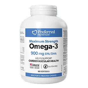 Preferred Nutrition Omega-3, 900mg EPA/DHA, 90 gel