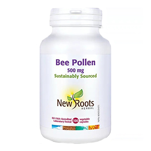 New Roots Bee Pollen 500 mg, 100 Vcaps