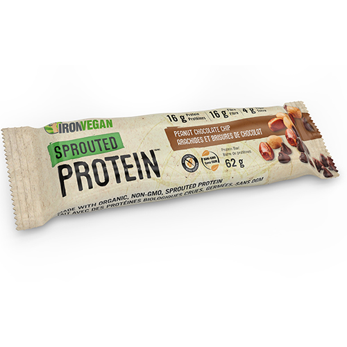 Iron Vegan Protein Bar - Peanut Butter Chocolate Chip, 1 Bar