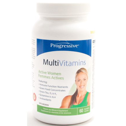 Progressive Multivitamins For Active Women, 60 Capsules