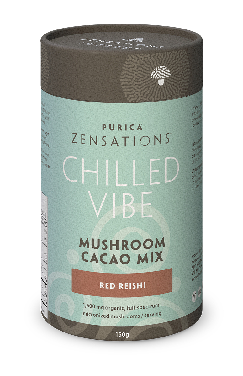 Purica Zensations Chilled Vibe - Red Reishi Cacao Mix, 150g