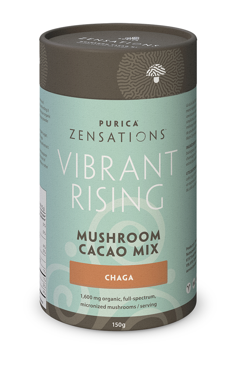 Purica Zensations Vibrant Rising - Chaga Mushroom Cacao Mix, 150g