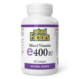 Natural Factors Mixed Vitamin E Natural Source - 400 IU, 90 Softgels