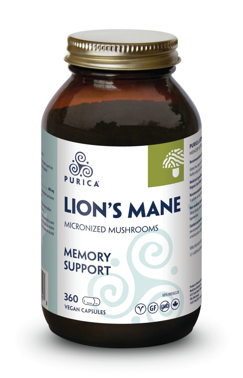 Purica Lion's Mane - Memory Support, 360 Vcaps
