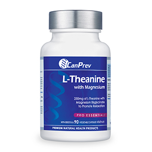 CanPrev L-Theanine w/ Magnesium 250mg, 90 Vcaps